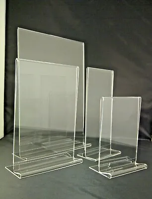 £303.35 • Buy Table Counter Plastic Acrylic Perspex® Holder Display Menu Stand A3 A4 A5 A6 DL 
