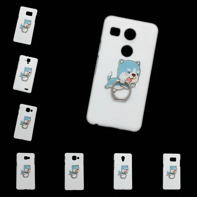 $7.85 • Buy Case For Various Phones 3D Cute Dog Finger Ring Stand Holder Back Hard Cover