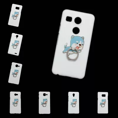 Case For Various Phones 3D Cute Dog Finger Ring Stand Holder Back Hard Cover • $7.85