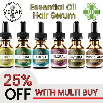 Hair Regrowth Serum | Natural Hair Growth Treatment | Essential Oil Repair Care • £3.99