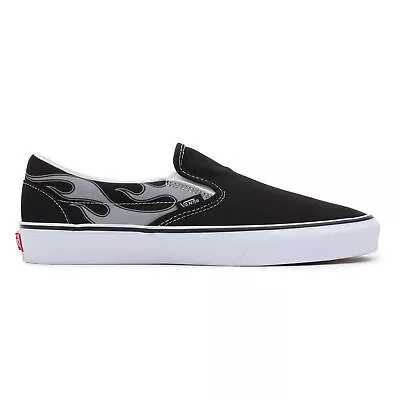 Vans Shoes Classic Slip-On (Reflective Flame) Black • £39.99