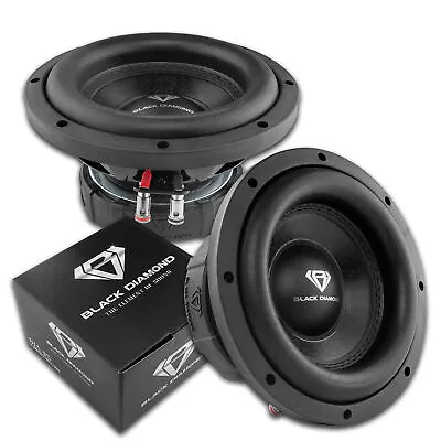 2 X Black Diamond Car Audio 8  800 Watts 4 Ohm SVC Bass Subwoofer DIA-8S • $109.95