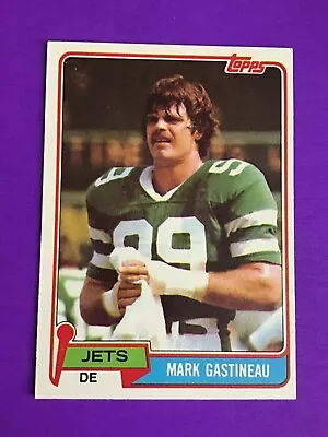 1981 TOPPS FOOTBALL SET BREAK CARD  # 342 Mark Gastineau • $1.95