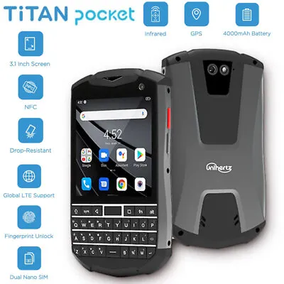 MINI Unihertz Titan Pocket 4G LTE Rugged QWERTY Smartphone Keyboard NFC Mobile • $582.55