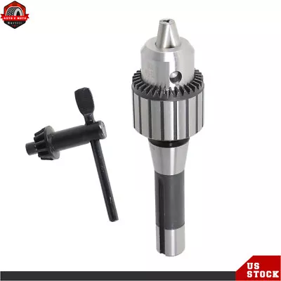 1/8 - 5/8  Heavy Keyed Drill Chuck In Prime Quality With R8 Shank & Key New • $26.48