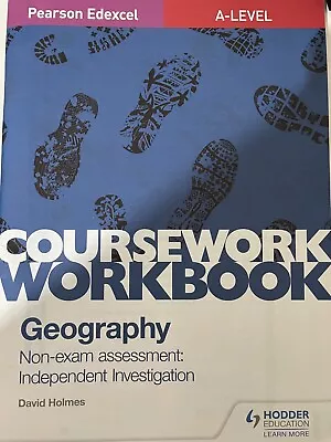 Pearson Edexcel A-Level Geography NEA Coursework Workbook • £5.99