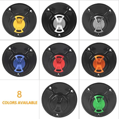 Fuel Gas Tank Cap Cover Fit For Yamaha R6 R1 FZ1 FZ6 VMAX MT01 FZ16 YZF R15 R125 • $26.53