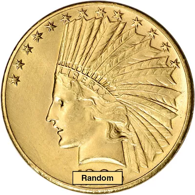 US Gold $10 Indian Head Eagle - Jewelry Grade - Random Date • $1209.97