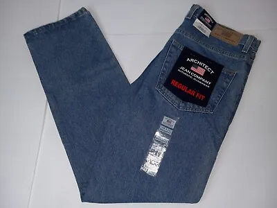 Architect Regular Fit Straight Leg Blue Jeans Men's W33 × L30 NWT • $25.50