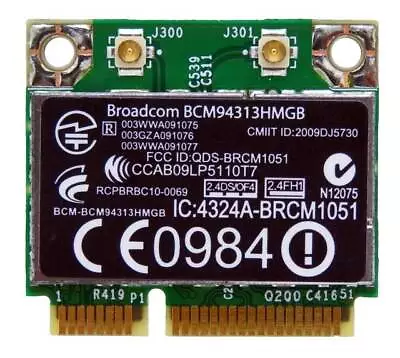 HP Broadcom 4313 Mini PCI-E 802.11n Bluetooth Wireless Card 600370-001 • $4.99