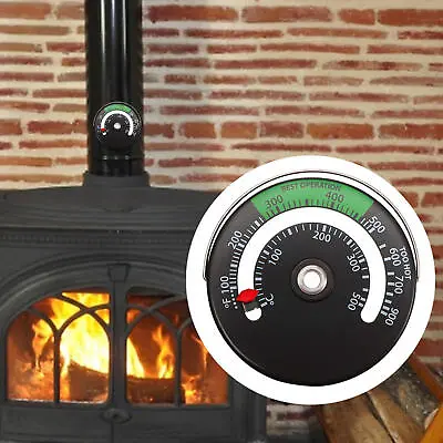 Magnetic Wood Fireplace Thermometer Stove Pipe Thermometer Temperature Gauge • $10.27