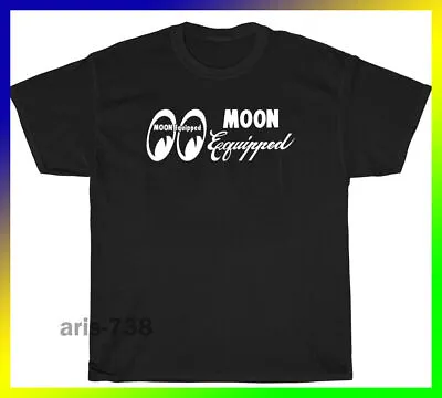 NEW ITEM Mooneyes Moon Equipped American Funny Logo Mens T SHIRT Size S-5XL • $20