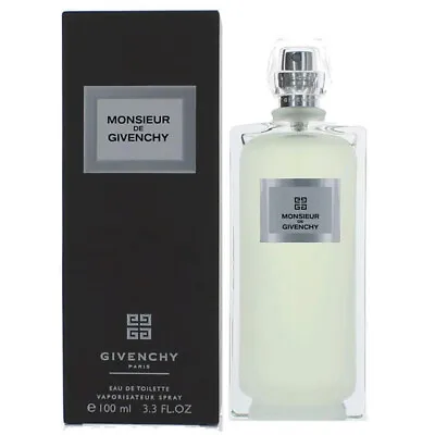 Givenchy Monsieur For Men Cologne Eau De Toilette 3.3 Oz ~ 100 Ml EDT Spray • $129.95