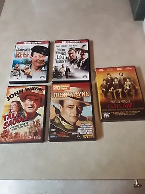 John Wayne Western DVD Movies - Lot Of 5 • $4.50