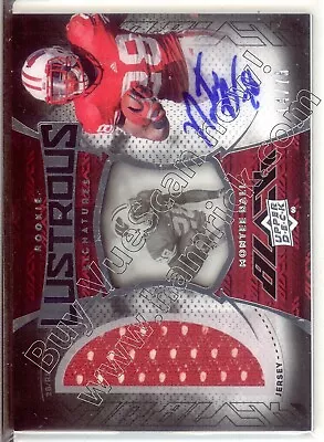 Montee Ball Rookie Rc Draft Auto Jersey Patch Wisconsin Badgers College #/75 • $16.99