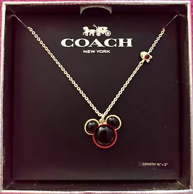 NWT Coach Disney Mickey Mouse X Keith Haring Necklace C7786Comes In Gift Box • $15