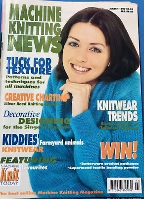 Machine Knitting News Magazine - March 1997 - Patterns Hints Tips • £6.99