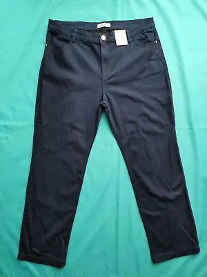 🆕 Bnwt Marks &spencer Per Una Roma Indigo Jewelled Jeans Size 18 Short Straight • £34.95