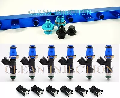 BMW E30 E34 Bosch Ev14 650cc Fuel Injectors Rail M20 325i B25 325IS E28 TURBO • $569.99