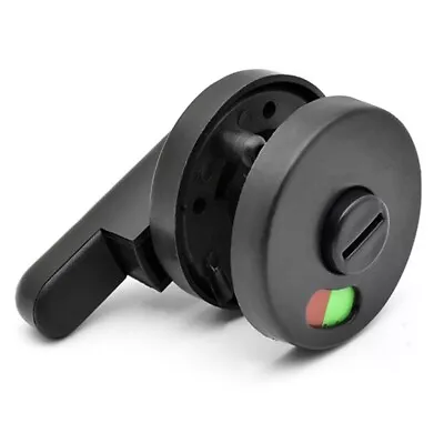 $9.18 • Buy Indicator Bolt Vacant Engaged Bathroom Privacy WC Toilet Door Lock Black