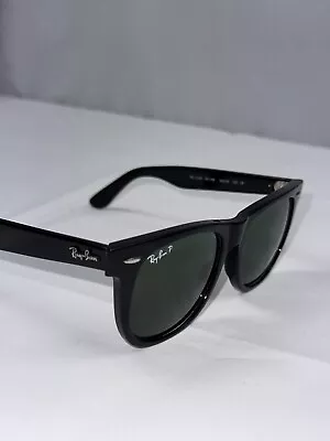 Ray.Ban.Original Wayfarer Polarized  Black Sunglasses RB2140 901/58 54-18 • $57