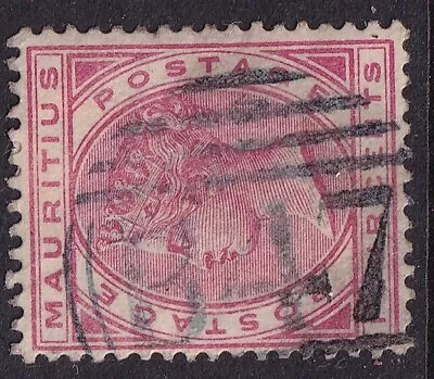 Mauritius  Barred B  Postmark / Cancel    B47     St. Julien • $1.50