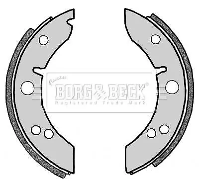 Borg & Beck BBS6154 Brake Shoe Set Rear For Braking System Fits Morris Minor • £16.49