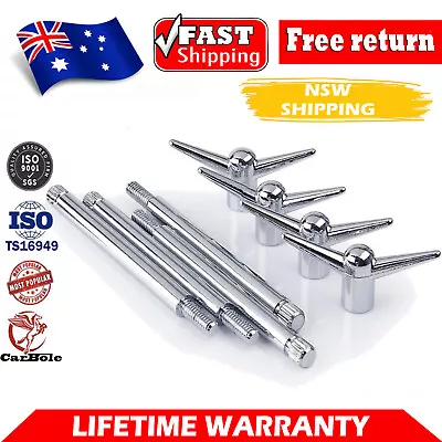 4Pack Chrome Valve Rocker Cover Hold Down Wing Nut Bolt For Ford Holden Chevy V8 • $19.99