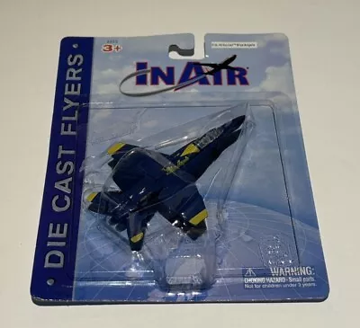 InAir Diecast 4.5” F-18 Hornet Blue Angels 2018 Wow Toyz Sealed Figure Jet Plane • $12.99