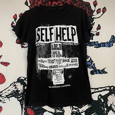 2014 Self Help Fest Concert Festival Band Shirt A Day To Remember Emo Pop Punk S • $19.97