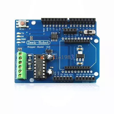 $3.83 • Buy L293D Stepper Proto Motor Shield Stervo Controller Wireless XBee Arduino UNO R3