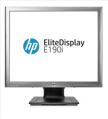 HP Monitor  E190i 19  Inch Widescreen LED Monitor VGA DVI Display Port • £25