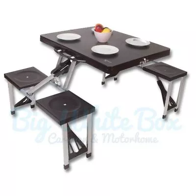 Kampa Happy Table Folding Table And Chair Set Ideal For Picnic Camping Caravan • £39.95