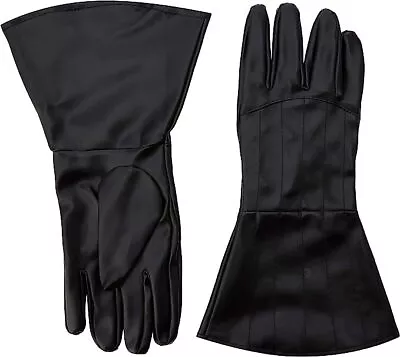 Darth Vader Gloves Mens Official Star Wars Accessory Black Leather-Look Rubies • $29.85