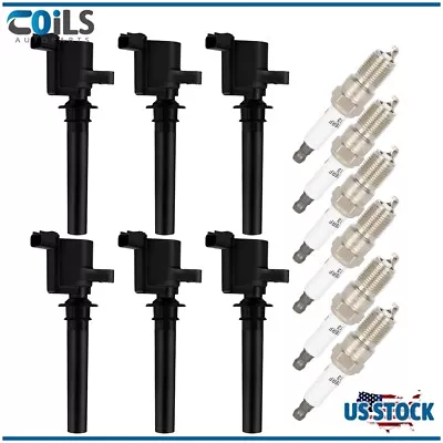 Ignition Coils & Spark Plugs Pack For Ford Escape Freestyle Mercury Montego 3.0L • $47.44