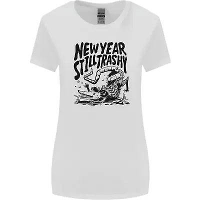 £8.99 • Buy Happy New Year Still Trashy Possum Womens Wider Cut T-Shirt