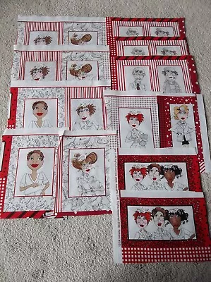 Nurse Central Loralie Harris? Medical Fabric Pieces ~Craft Quilt PIllow Sewing • $12.99