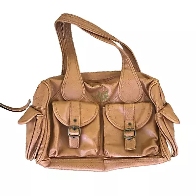 Volcom Purse Brown Leather Handbag Women • $49.97