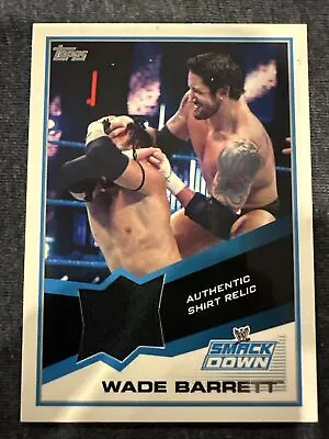 2013 Topps Best Of WWE Swatch Shirt Relics #NNO Wade Barrett • $5