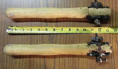 Pr. Bruner No. 4 TWO-MAN CROSSCUT Logging SAW Handles ~ NOS • $99.99