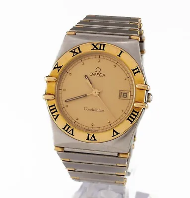 Omega Men's Quartz Two-Tone Constellation Watch W/ Date • $2400