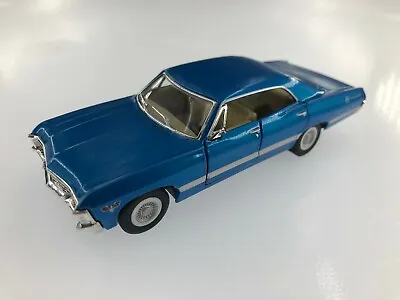 5  Kinsmart Chevy 1967 Chevrolet Impala Diecast Model Toy Car 1:43 Blue • $8.98