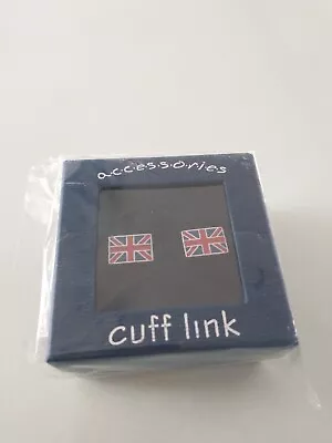 Union Jack Cufflinks Boxed Brand New - Mod Soul Scooterist • £8