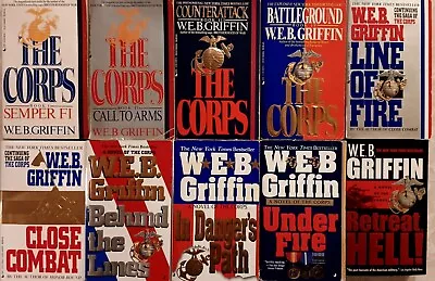 THE CORPS By W.E.B. Griffin.  Complete Series Set - Paperback - FREE SHIPPING • $52.99