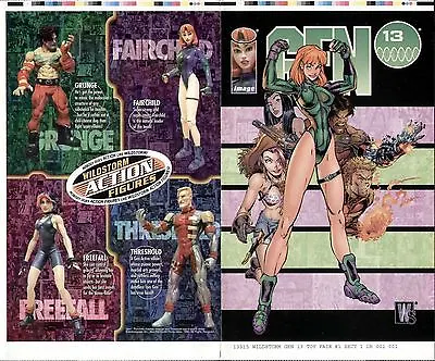 J Scott Campbell Gen 13 Tf Sp #1 Original Production Art Cover Image Comics Jsc • $349.99