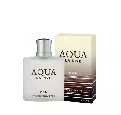 La Rive Aqua Eau De Toilette Natural Spray 3 Oz (90 Ml) • $12.51