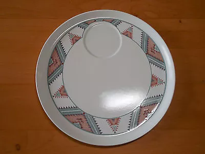 Mikasa Intaglio SANTA FE CAC24 Round Snack Plate 11  Southwest • $8