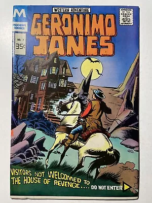 Modern Comics Western Adventure Geronimo Jones #7 1972 • $3