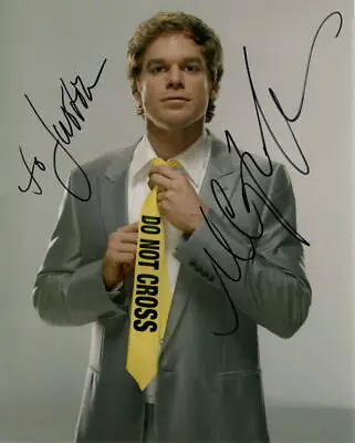 Michael C Hall Signed Autograph 8x10 Photo -  To Justin  - Dexter Morgan Star  • $159.75