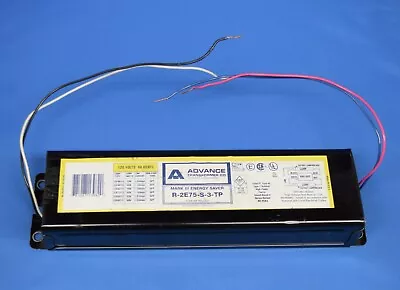 Advance R-2e75-s-3-tp Slimline Ballast 120v 2-lamp (f96t12) • $35